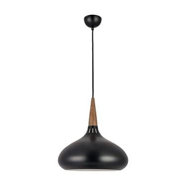 Imagem de Pendente Urano, 1X, soquete E27, Grande, Aço, Preto fosco, Avant