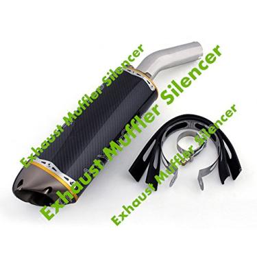 Imagem de Silenciador silenciador de escape de fibra de carbono de aço inoxidável para motocicleta GOWE Quality Parts para Suzuki GSXR600/750 2006-2007