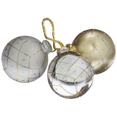 Imagem de Puxador de cerâmica decorativo Darice 30010545: Off-White com flores em relevo e detalhes dourados, tamanho único (pacote com 36)