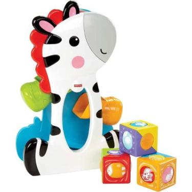 Imagem de Brinquedo Pedagógico - Zebra Com Blocos - Fisher-Price - Mattel