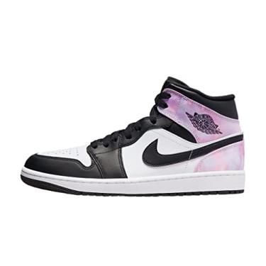 Imagem de Nike Tênis masculino Air Jordan 1 Mid Se Dm1200, Preto/coral descolorido, branco, 9