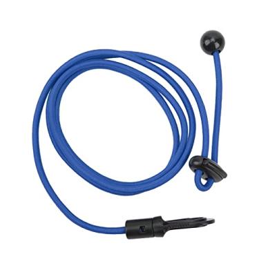 Imagem de Vbestlife Coleira de raquete de caiaque, 120 cm/47,2 pol. Coleira de canoa para caiaque Cordão de raquete de caiaque Corda segura para surfar (azul)