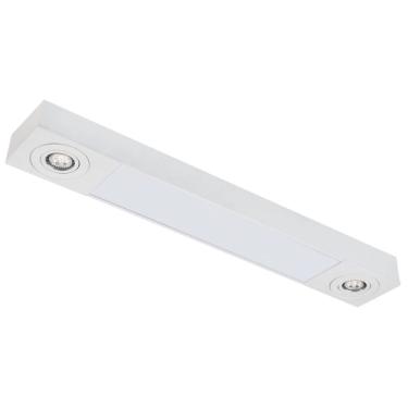 Imagem de Luminária Fluor Sobrepor 2x40w T8 + 2 Par20 Br Tx Ref. Md2040s - Impacto Impacto