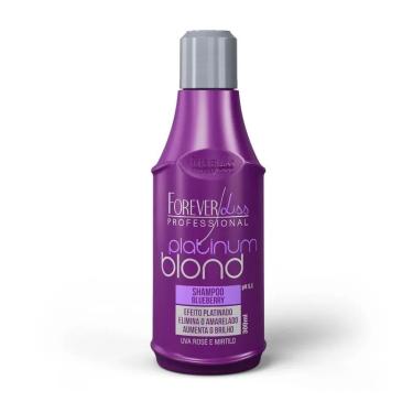 Imagem de Shampoo Platinum Blond Matizador 300ml Forever Liss - Efeito Desamarelador