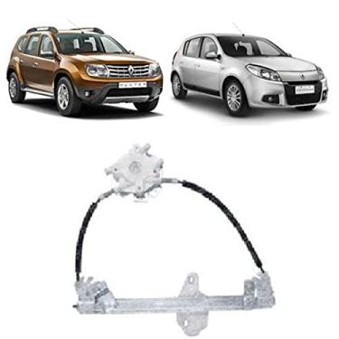 Imagem de Máq. do vidro Elétrica da pta. diant. - dir. S/motor Fix. Mabuchi - Renault Duster após 11 - Sandero GI 07 à 14