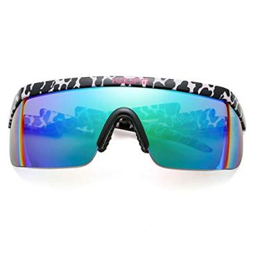 Imagem de Óculos de Sol Oversized Kdeam Leve Bloqueador de Vento Ciclismo Esporte Proteção Uv400 (C10)