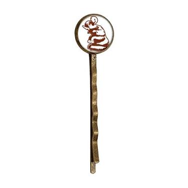 Imagem de Escultura tailandesa de alfândega Tailândia retrô de metal para cabelo Bobby Pin Headwear