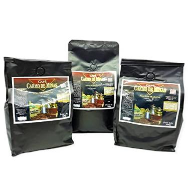 Imagem de Kit Café Especial Torrado Moído Carmo de Minas 3X 500g Black