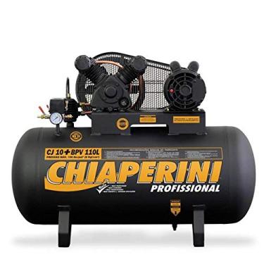 Imagem de Compressor de ar 10 pés 110 litros 2 hp monofásico - CJ10+ BPV 110L - Chiaperini (110V/220V)