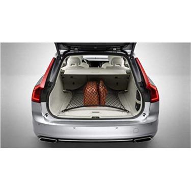 Imagem de Rede de carga de malha elástica automotiva estilo chão para VOLVO XC60 2009-2023 - Organizador e armazenamento de porta-malas premium - Rede de bagagem para SUV - Melhor organizador de carro para VOLVO XC 60