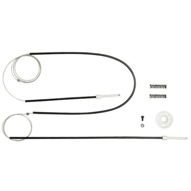 Imagem de Kit Reparo Máquina de Vidro Elétrico Vw Gol G3 97> Portas Dianteiras C/ Engrenagem Roldana Plástica