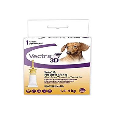 Imagem de Ceva - Vectra 3D Antipulgas e Carrapatos 0,8ml para Cães de 1,5 a 4,0kg