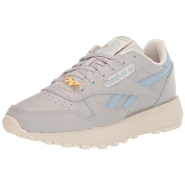 Imagem de Reebok Women's Classic Leather SP Sneaker, Steely Fog/Gable Grey/Chalk, 10