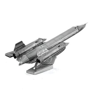 Imagem de Metal Earth SR-71 Blackbird Airplane 3D Kit de modelo de metal Fascinations