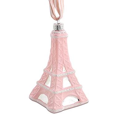 Imagem de Epic Produtos Ornamento de vidro da Torre Eiffel, rosa