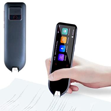 Imagem de Caneta de tradução de leitura de digitalização, caneta de dicionário de tradução de fotos, dispositivo tradutor de voz instantâneo de 116 idiomas |Suporte Wi-Fi off-line |Adequado para estudo,