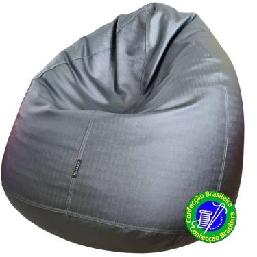 Imagem de Puff Gota Executive Luxo Fino Acabamento Metalizado Home Office (Sem Enchimento) Uso Sala Quarto Escritórios Empresas