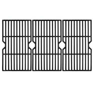 Imagem de Hongso 16 7/8" Molde de ferro fundido grelhas de grelha de substituição para churrasqueira a gás Charbroil 463230510, 463230511, 463230512, 463230513, 463230514, 463230710, 463234511, Kenmore