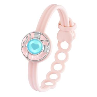 Imagem de Pulseira individual totwoo para casais em relacionamento à distância, joias inteligentes para ele e ela, sensível ao toque, Single Bracelet, Silicone, Pedra preciosa de zircônia
