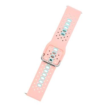 Imagem de Veemoon alça light levinho campainha pink banda de silicone faixa de relógio de cinto troca de pulseira de relógio faixa de relógio de silicone Watch Fecho Gel de sílica rosa
