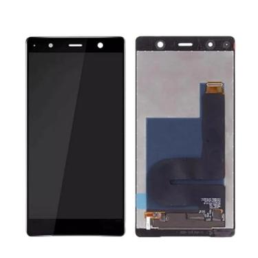 Imagem de SHOWGOOD Display para Sony Xperia XZ2 Premium Dual H8166 tela LCD sensível ao toque digitalizador peças de reparo para tela LCD Sony XZ2 P (prata com moldura)