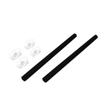 Imagem de Glintbay Kit de borracha para protetores de nariz e meias auriculares para óculos de sol Oakley Metal Plate/Carbon Plate OX5038, Preto