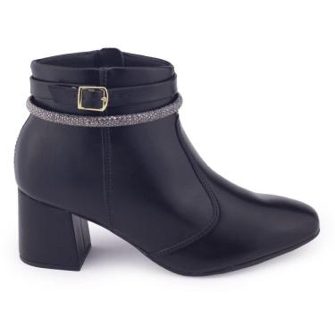 Imagem de Bota Feminina Beira Rio 9076.107 Casual salto bloco 7,5cm
