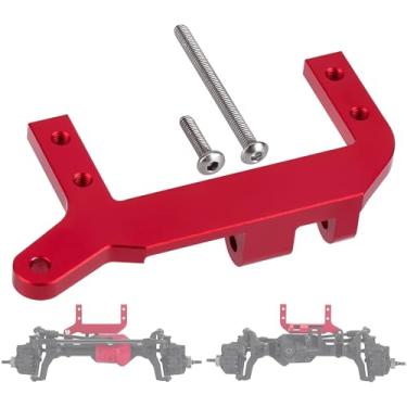 Imagem de AMK TRX4 Servo Mount, Aluminum TRX4 SOA Mount 4-Link Suspensionfor for 1/10 RC Crawler TRX4 Sevro On Axle Mount Upgrades (Red)