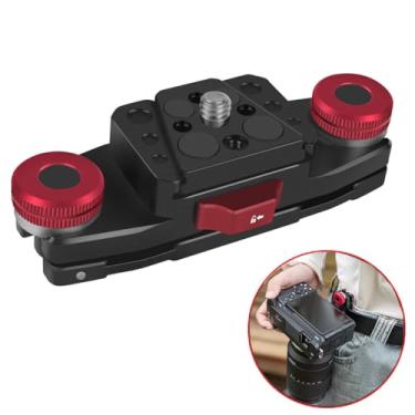 Imagem de Lupholue Clipe para câmera de mochila com placa, sistema de grampo de captura de liberação rápida, suporte de alça de mochila compatível com Canon, Sony, Nikon, câmera digital DSLR e câmera de ação