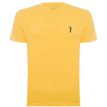 Imagem de Camiseta Amarelo Lisa Aleatory-Masculino