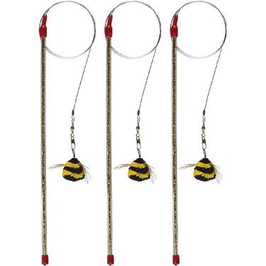 Imagem de GoCat Pegador de gatos Da Bee Brinquedo para gatos, pacote com 3