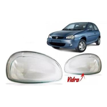 Imagem de 1 Lente Lisa Vidro Farol Corsa 1994 95 A99 00 01 02 2010 LD (LADO DO P