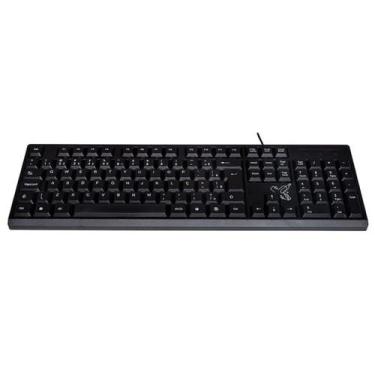 Imagem de Teclado USB Universitário Preto Maxprint