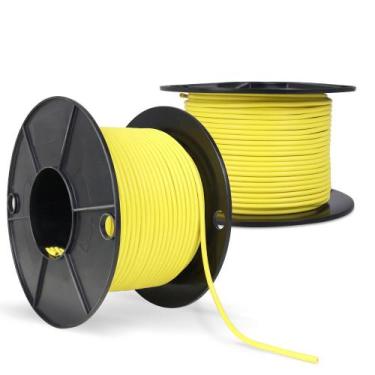 Imagem de Rolo de Cabo Mono Para Guitarra e Violão com 100 Metros Amarelo - Gené
