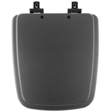Imagem de Assento Sanitário MDF Soft Close Boss Onix (Preto Fosco) para Vaso Incepa com Ferragem Preta