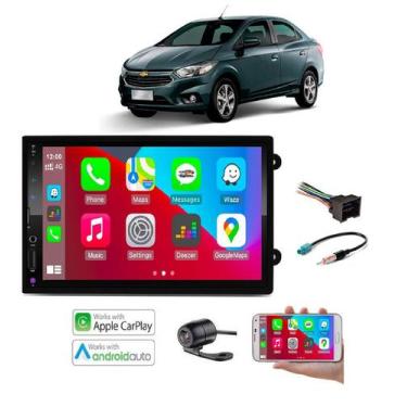 Imagem de Mp5 Multimidia Android Auto e iOS Carplay Prisma 2018 2019 - Sp. Repos