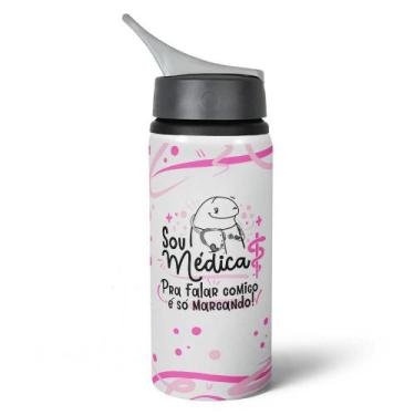 Imagem de Garrafa Squeeze NK Flork Profissões - Sou Médica 600ml - JPS INFO