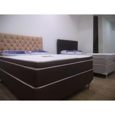 Imagem de Colchão+base modelo Ekoflex 1,38x1,88x0,30 - Orientmag, Marrom, 1,38 x