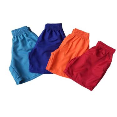 Imagem de Kit Com 3 Bermudas Infantil De Tactel Coloridas Short Verão - Repeliqu