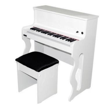 Imagem de Pianos Infantil Albach Branco e Luxo e Elegância AL8 - Albach Pianos