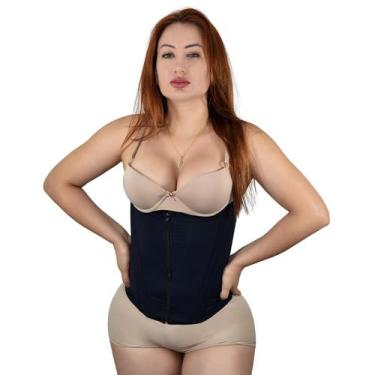 Imagem de Cinta Modela Fácil 12 Barbatanas Alta Compressão - Fanáticos Por Cinta