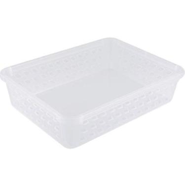 Imagem de Cestinhas Organizadoras M Transparente Ref. 672 Plasútil - Plasutil