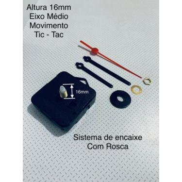 Imagem de 10 Mecanismos de relógio para parede com sistema de encaixe com rosca 