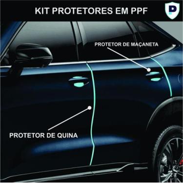 Imagem de Kit Protetor De Maçaneta E Quina De Porta Gwm Haval H6 Ppf - Proper Au