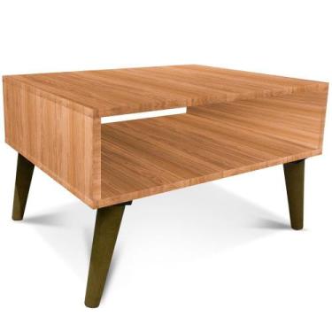 Imagem de Mesa De Centro Decorativa Nicho Pé Palito Sala Porta Revista MDF - Gen