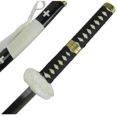 Imagem de Espada Katana One Piece Trafalgar D. Water Law Em Aço - Tenda Medieval