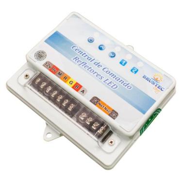 Imagem de Comando para Refletor LED Piscina + 2 Aux + Som Brustec