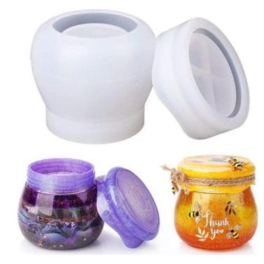 Imagem de molde de silicone Pote com Tampa Redondo - Ohana Quimicos