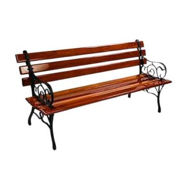 Imagem de Banco para Jardim Francês em Madeira Pés de Alumínio Fundido - Nossa K