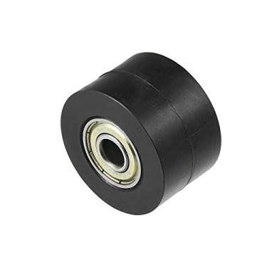 Imagem de Motoforti Rolo de polia de corrente de acionamento de 8 mm, guia de roda tensor para bicicleta de rua, motocicleta, quadriciclo, preto